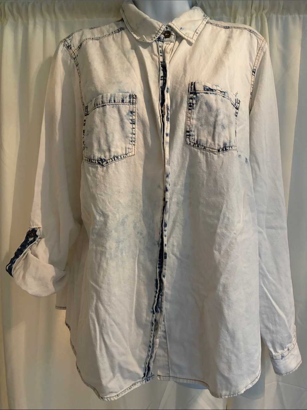 Cotton Express {softest denim shirt in ever!} plus size!